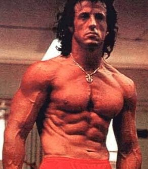 sly stallone clenbuterol look
