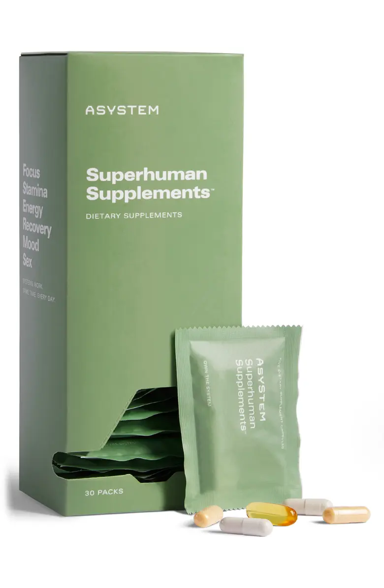 Superhuman supplements by Asystem