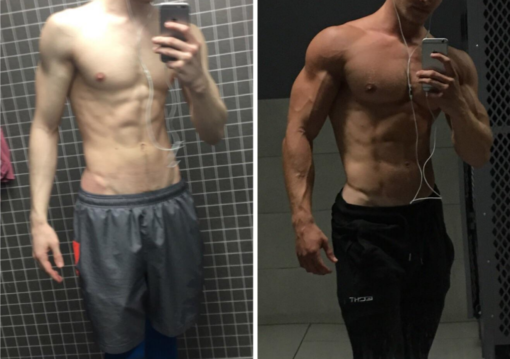 Winstrol Before and After effects without water retention