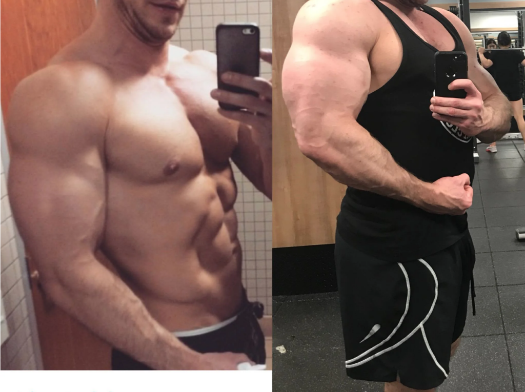 Deca before and after bulking results