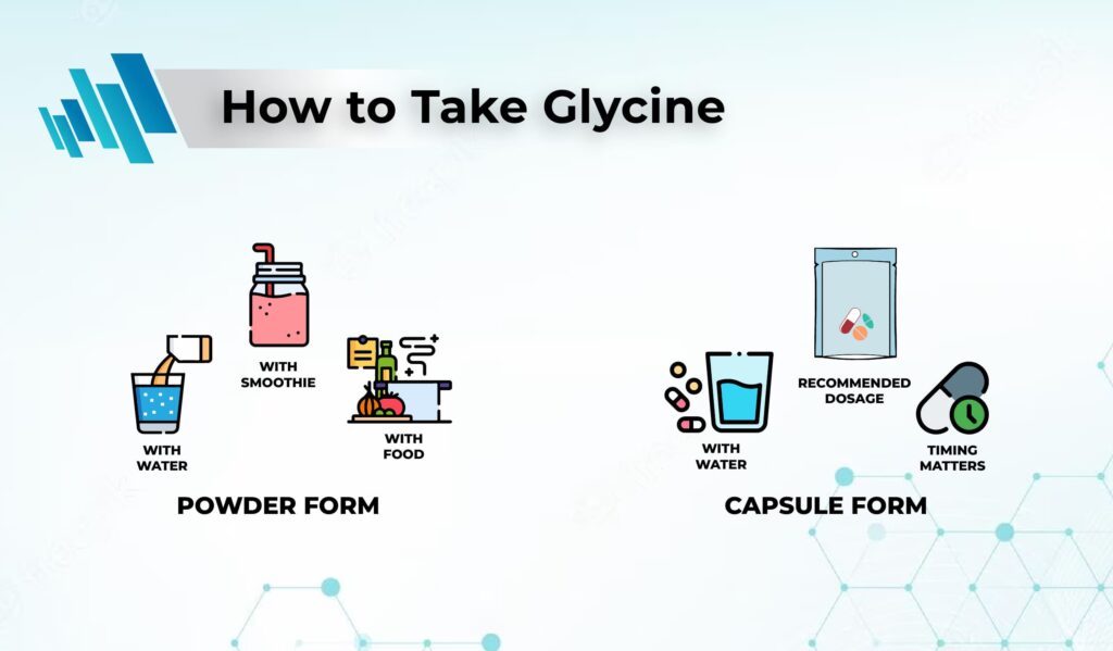 How to take glycine