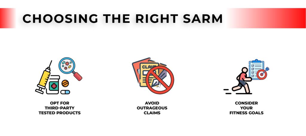 Choosing the right sarm