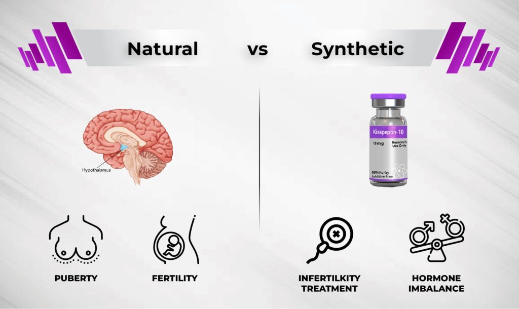 Natural vs Synthetic Kisspeptin 