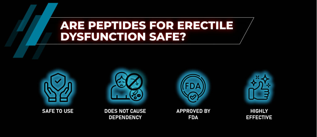Are peptides for erectile dysfunction safe?