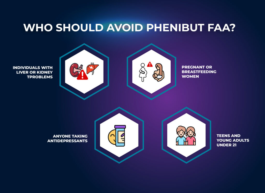 Who should avoid Phenibut Free Amino Acid