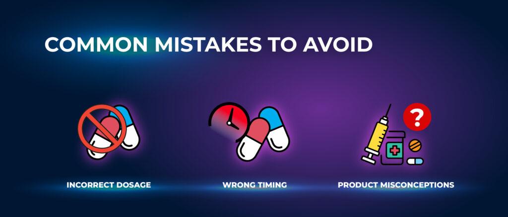 ข้อผิดพลาดทั่วไปที่ควรหลีกเลี่ยง - ผลิตภัณฑ์เสริมอาหารเพื่อสุขภาพลำไส้