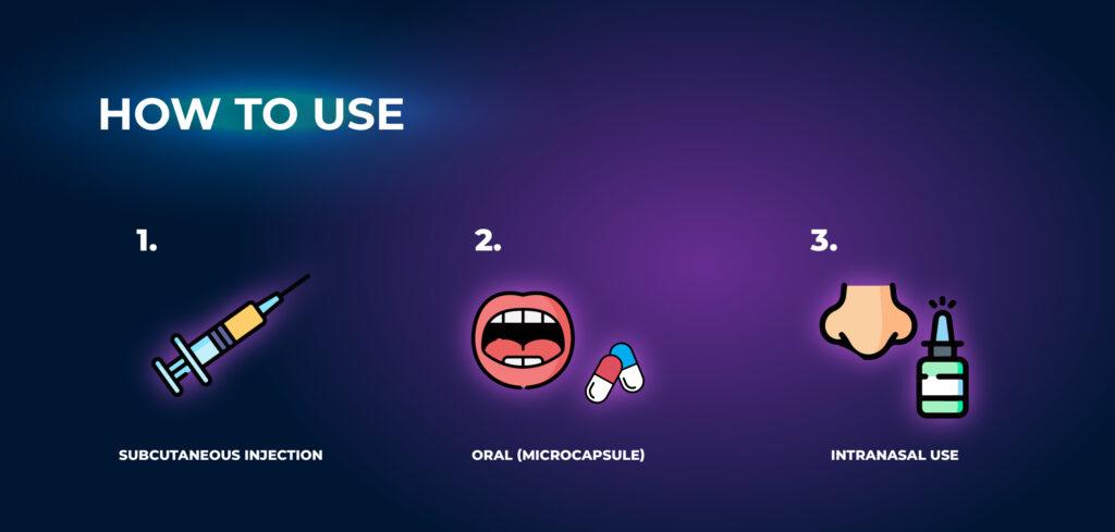 วิธีใช้ - n-acetyl epitalon amidate