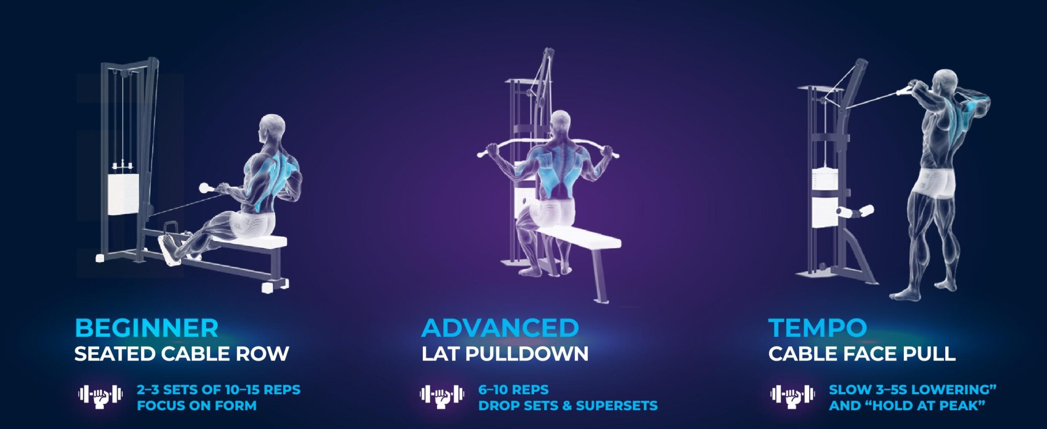 Cable Back Workout Routine Top Cable Back Workouts For Strength And Muscle Growth