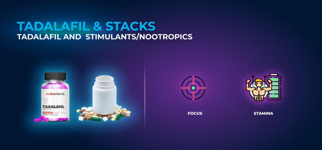 Tadalafil and Stimulants / Nootropics