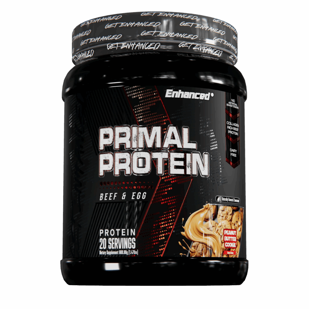 enhanced-primal-protein-beef-and-egg-powder-peanut-butter-cookie-flavor-20-servings-dietary-supplement