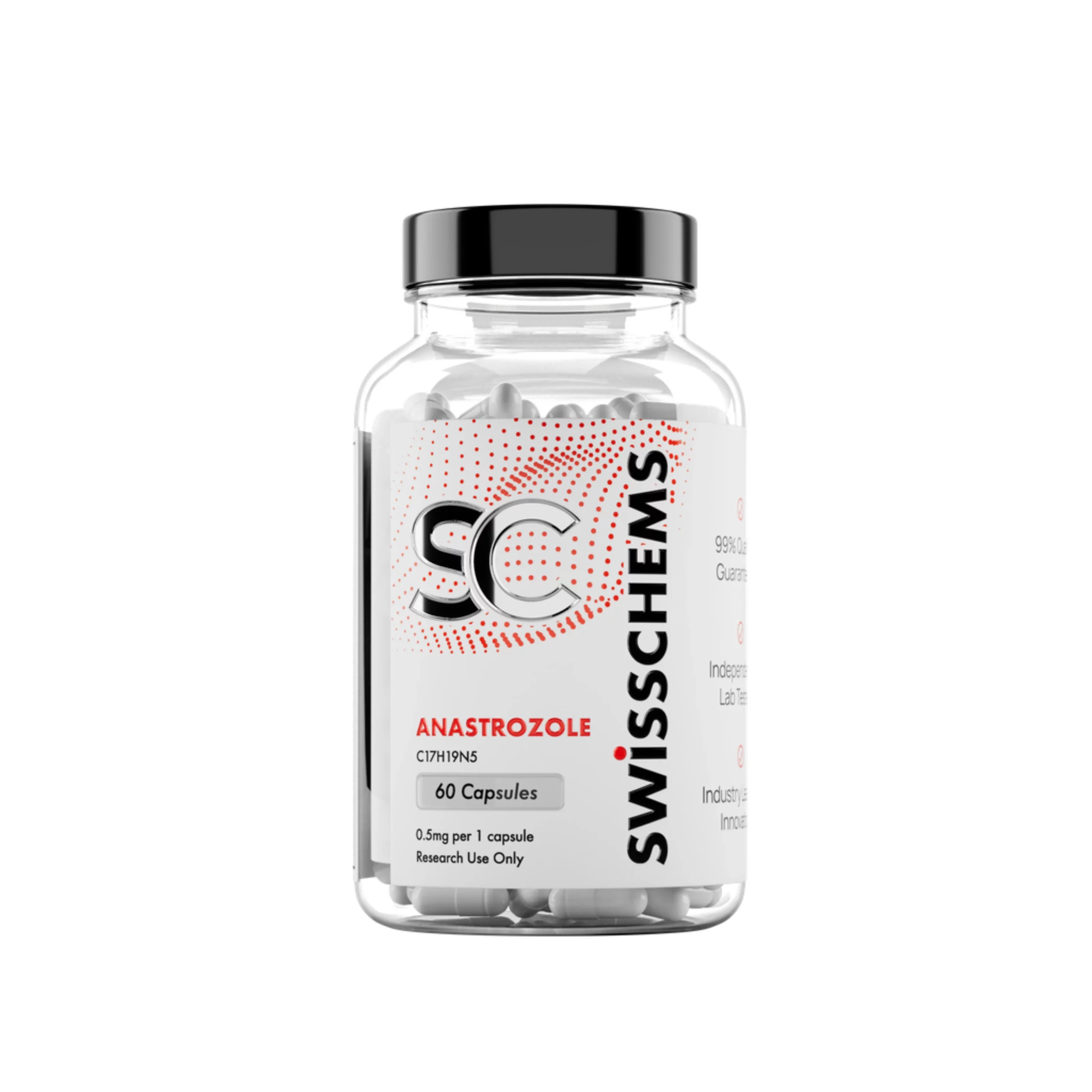 Anastrozole (0.5mg/capsule), 60 Capsules