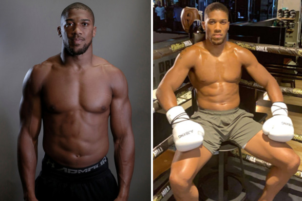 Anthony Joshua before and after