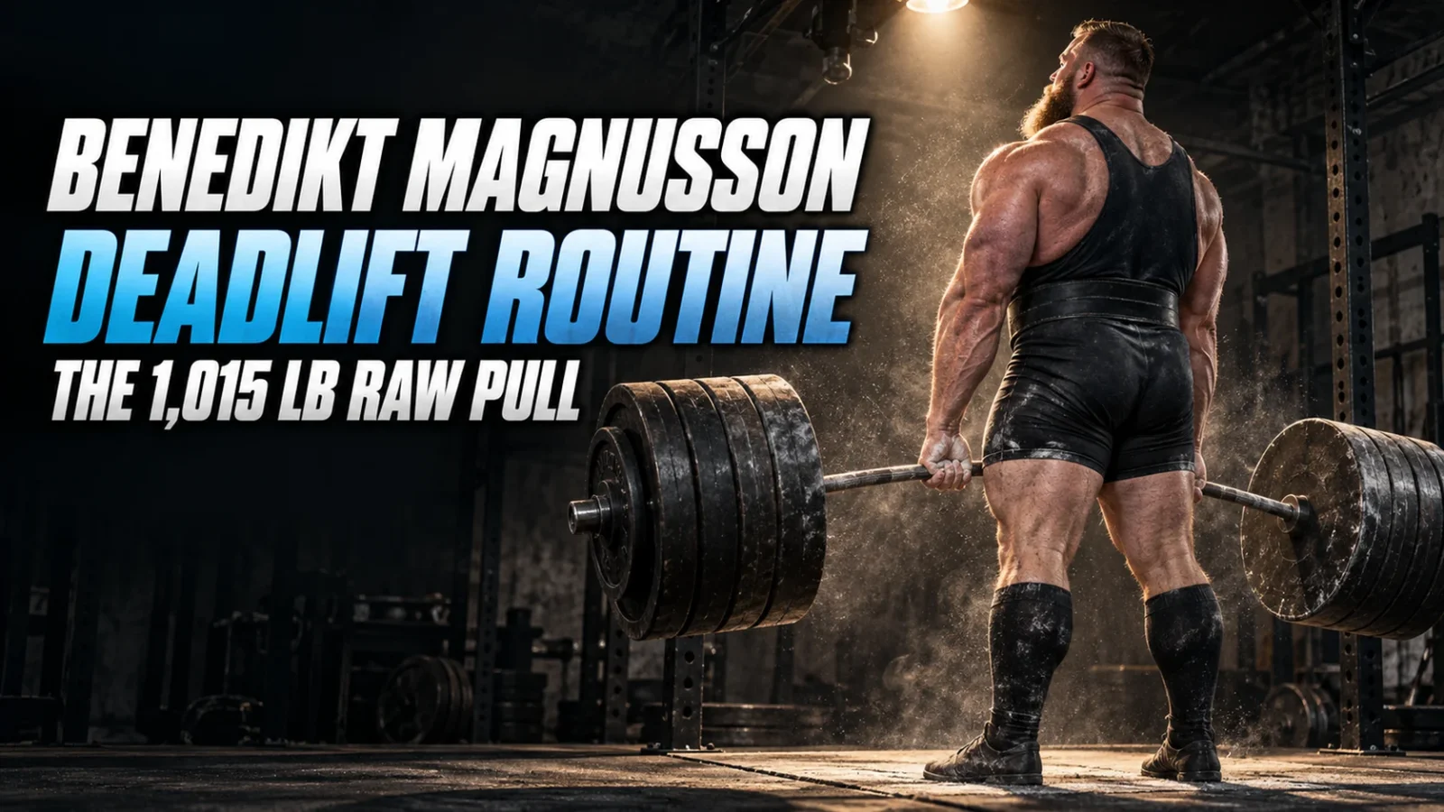 Benedikt Magnusson Deadlift Routine