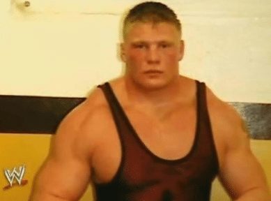 Brock Lesnar during his amateur wrestling years