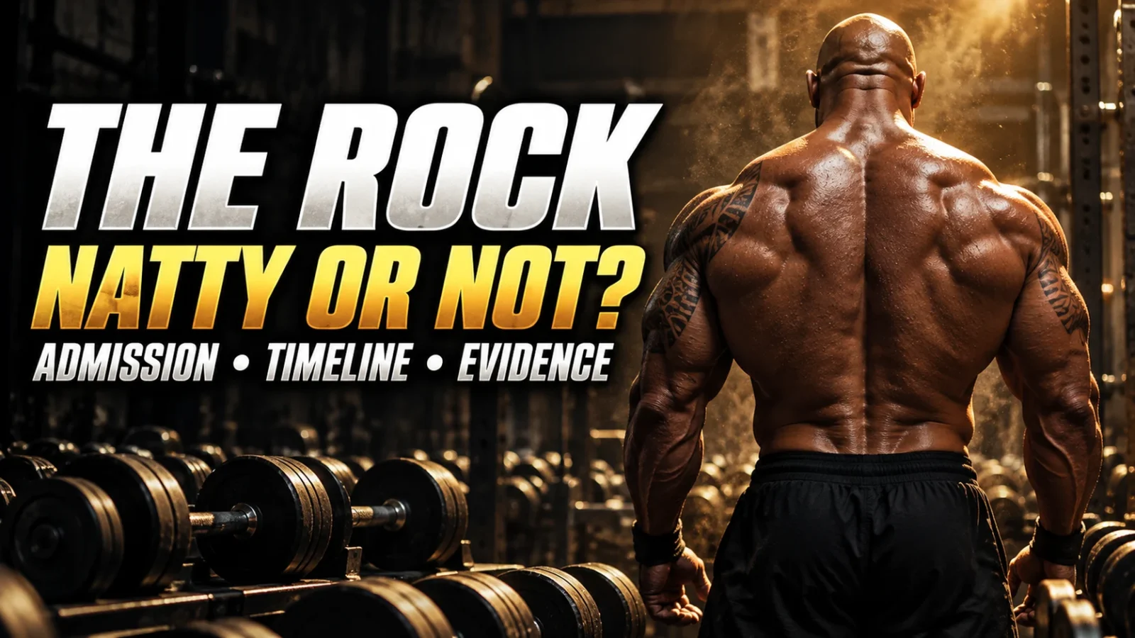 Is Dwayne Johnson (The Rock) On Steroids?