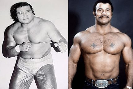 Peter Maivia and Rocky Johnson, Dwayne Johnson's grandfather and father