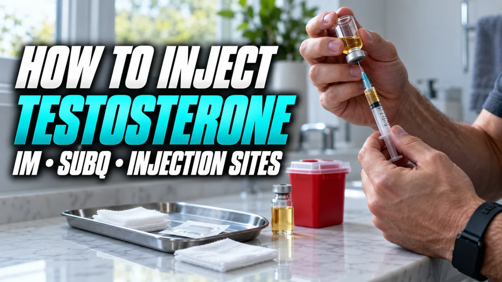 How to Inject Testosterone - TRT and Bodybuilding