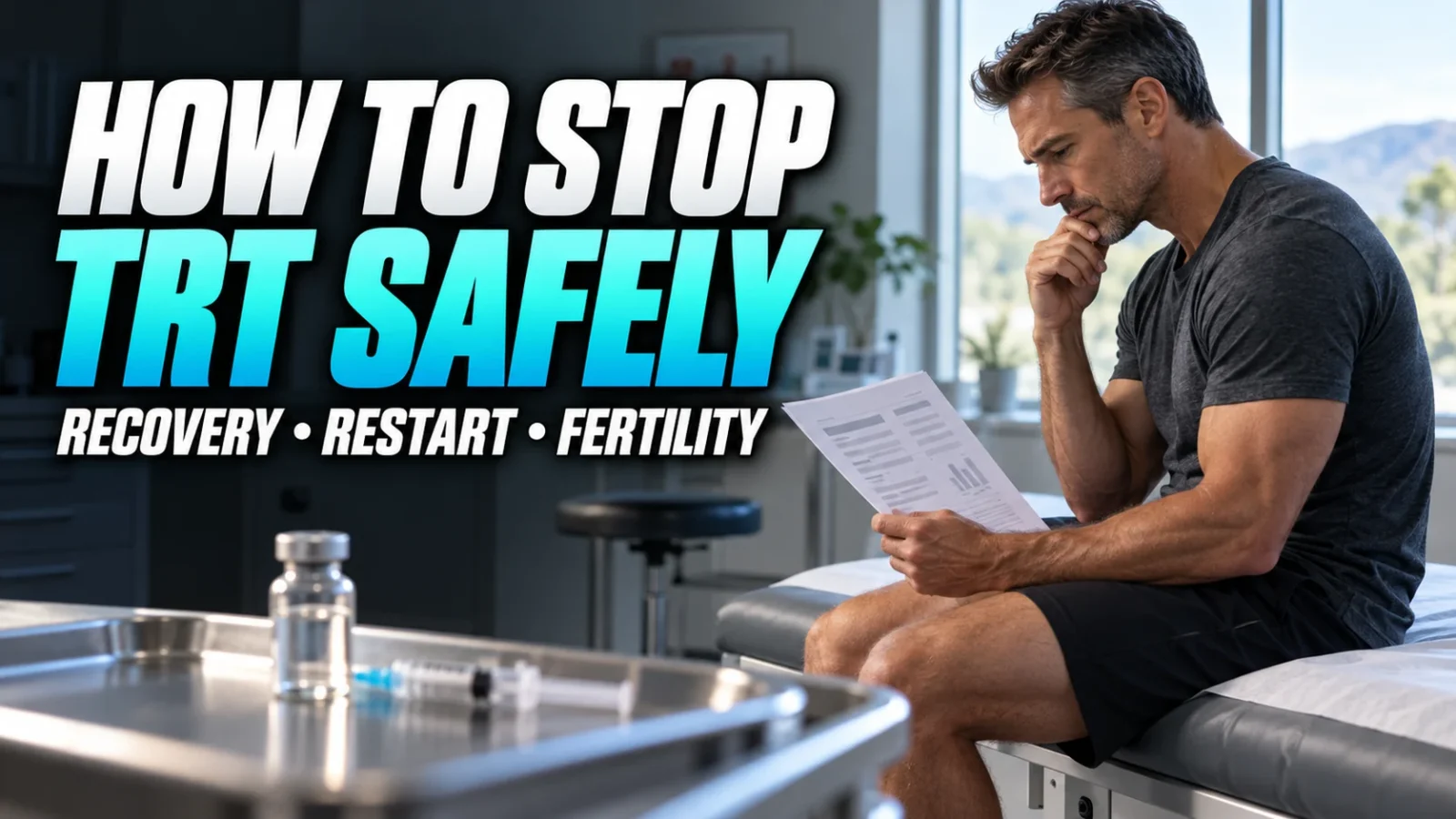 How to Stop TRT Safely?