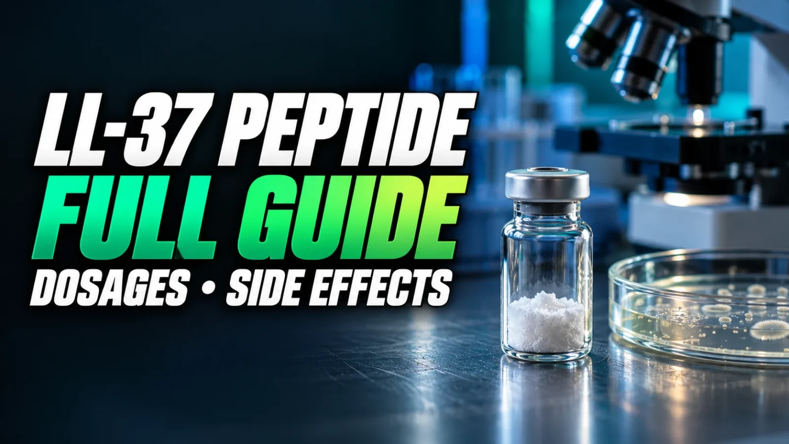 LL-37 Peptide Guide - Dosages and Side Effects