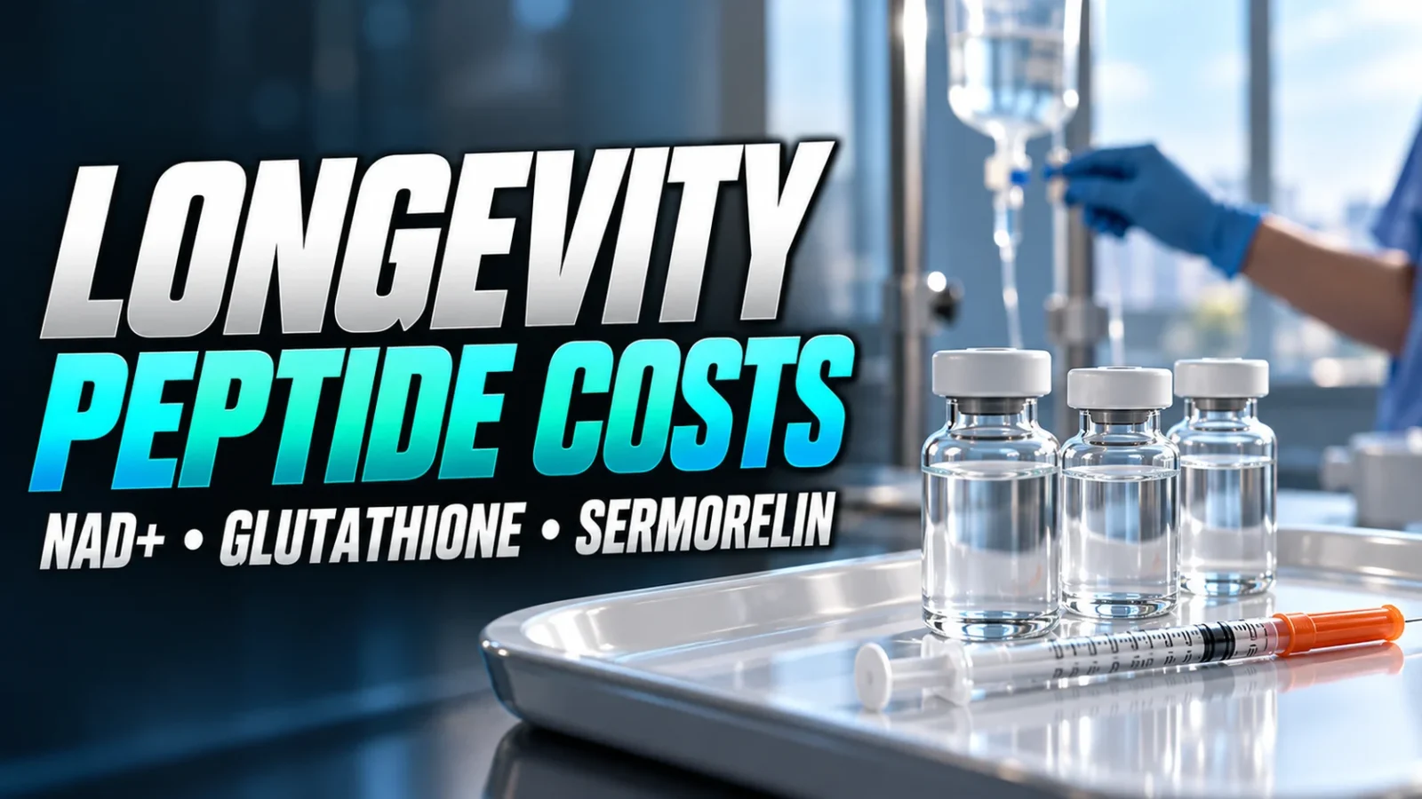 NAD+, Glutathione, Sermorelin: The Longevity Stack, Explained Without the Hype Tax
