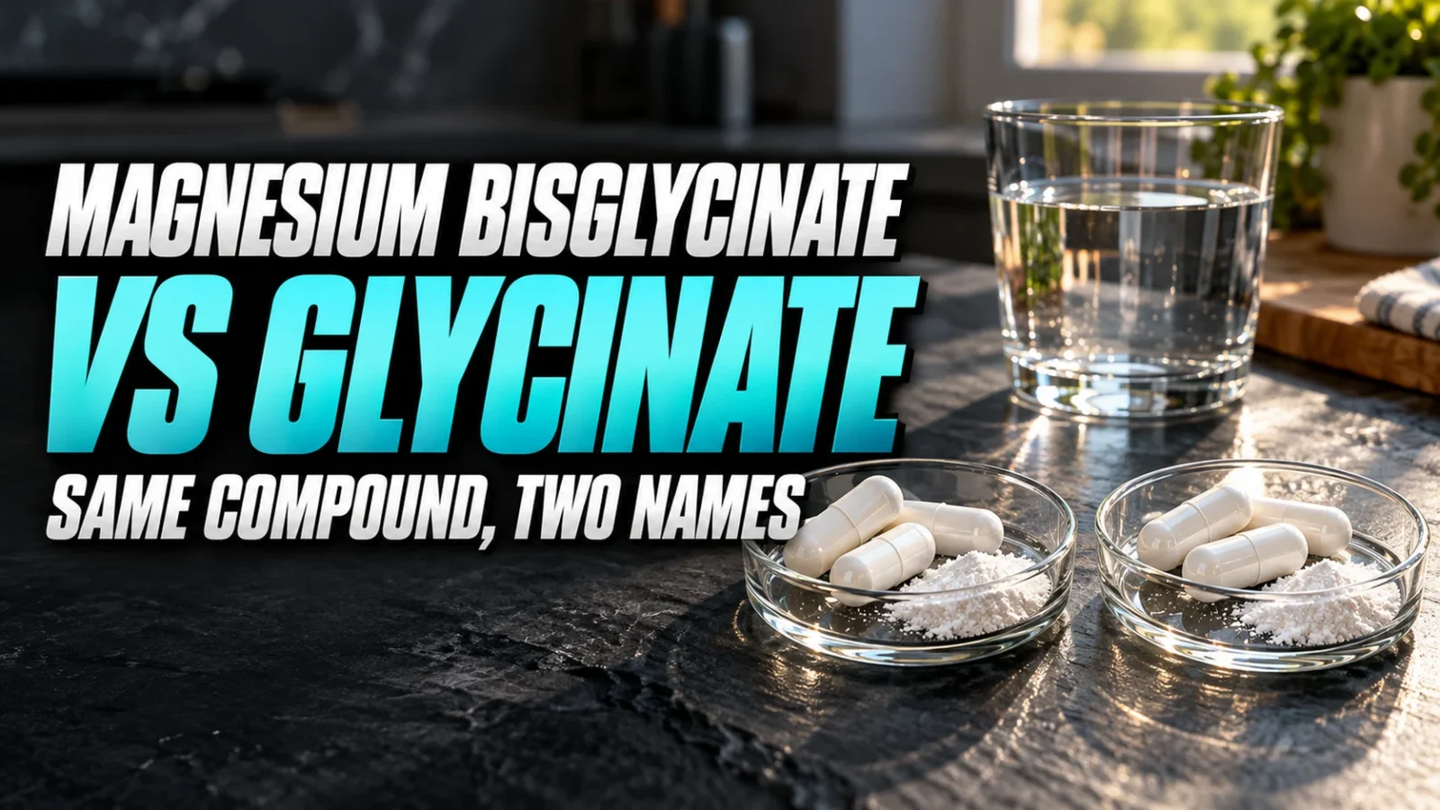 Magnesium Bisglycinate vs Magnesium Glycinate: Which One Should You Take?