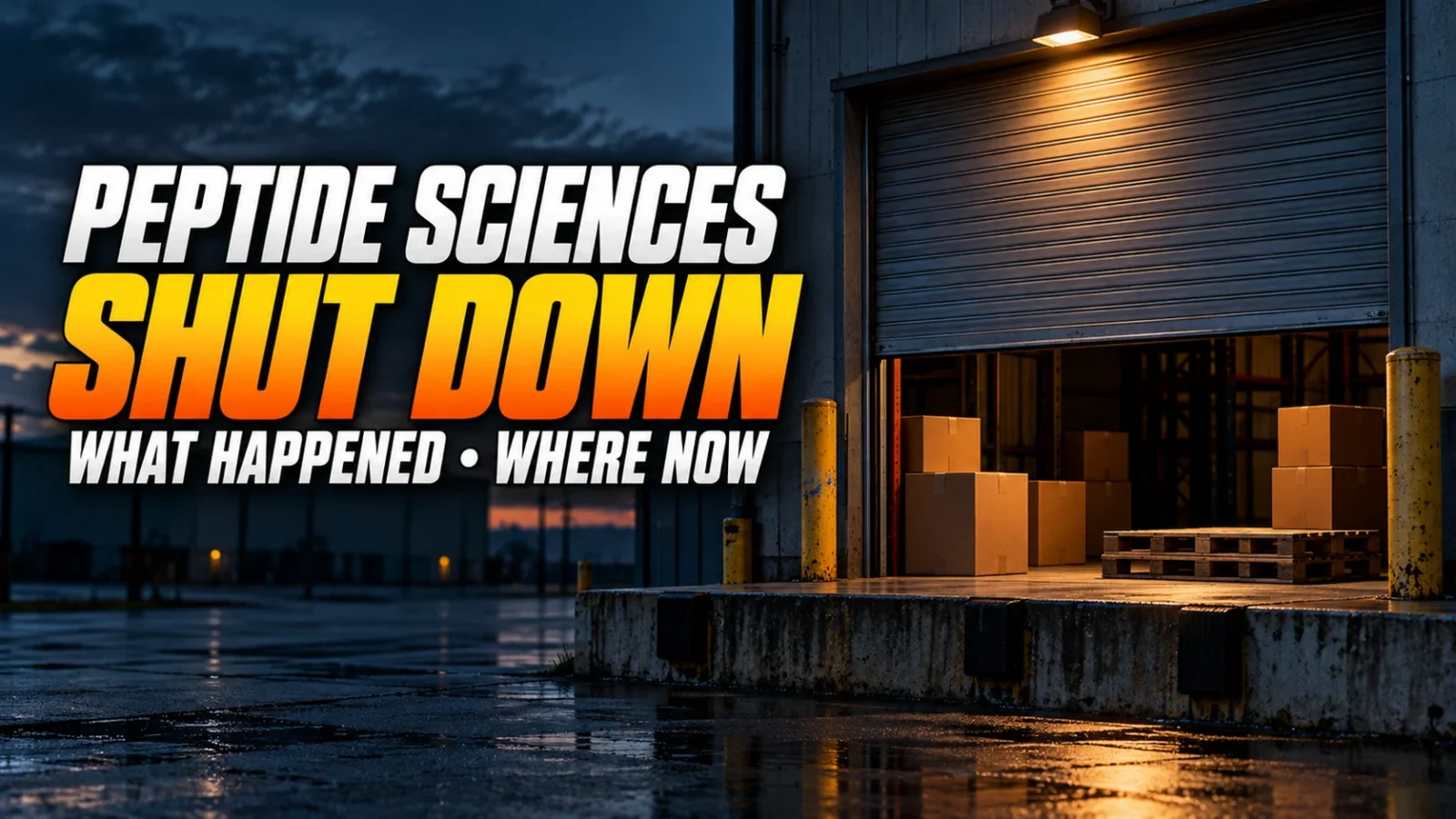 Peptide Sciences Shut Down: What Happened and Where to Buy Now