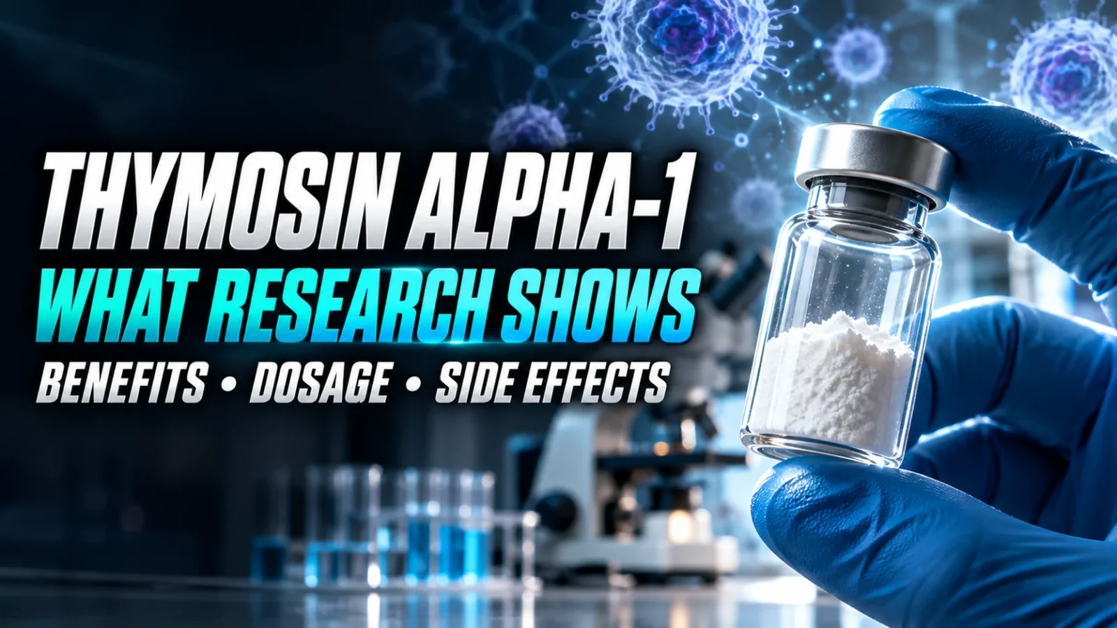 Thymosin Alpha-1: Benefits, Dosage, Side Effects and What the Research Shows